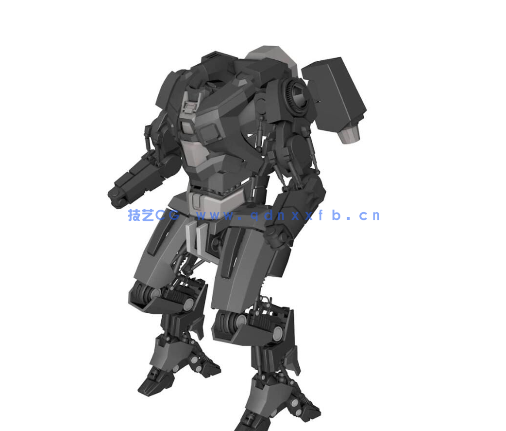 C4D机器人建模绑定大型视频教程(图3)