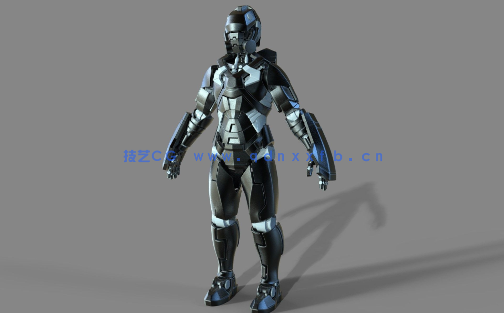 C4D机器人建模绑定大型视频教程(图4)