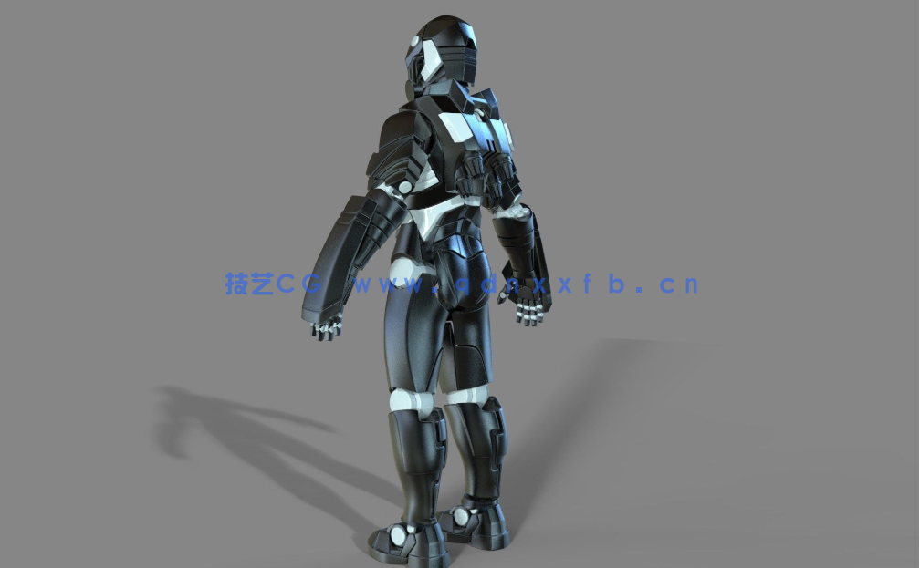 C4D机器人建模绑定大型视频教程(图5)