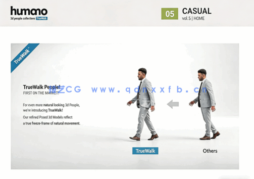12个三维人物3D模型 Humano 3D people Vol.05 Casual(图2)