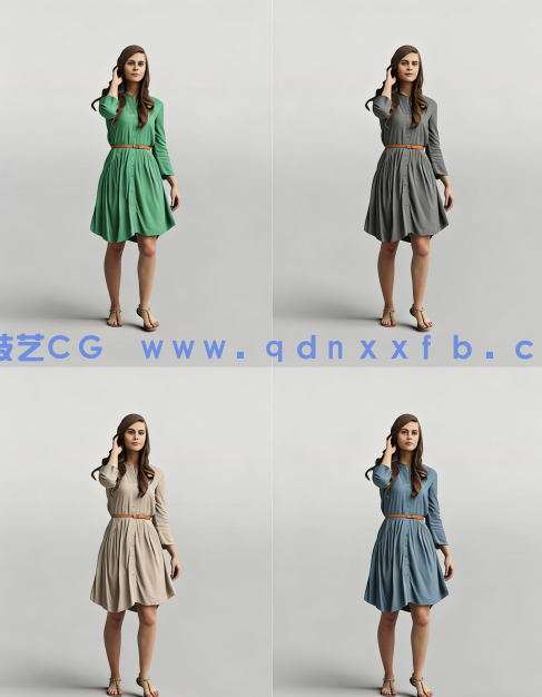  20个三维人物3D模型 Humano 3D people Vol. 04(图1)