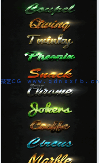 十组创意闪亮金色高贵质感艺术特效PSD字模第八季(图4)