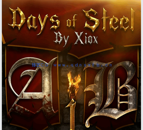 酷炫立体金属质感繁体艺术特效PSD字模(图1)