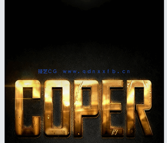 10组专业金属光泽文字艺术特效PSD字模第七季(图2)