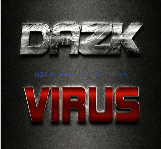 60组不同颜色耀眼3D字体特效PSD字模合集(图5)