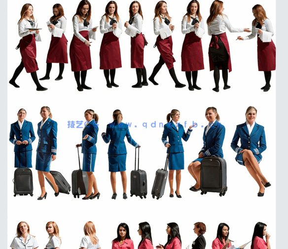 VizPeople cutout Service v1后期服务人员素材(图3)