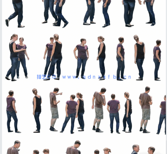 人物免抠素材Xoio people – greenscreen volume 1(图3)