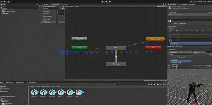 Unity《杀手》第三人称游戏开发流程视频教程(图2)