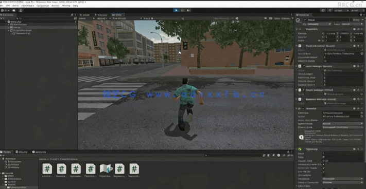 Unity GTA罪恶都市2手游游戏开发制作视频教程(图4)