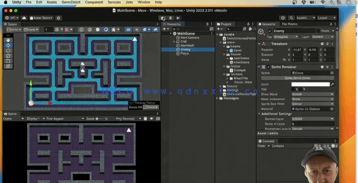 Unity与C#吃豆人迷宫风格区块链游戏开发视频教程(图4)