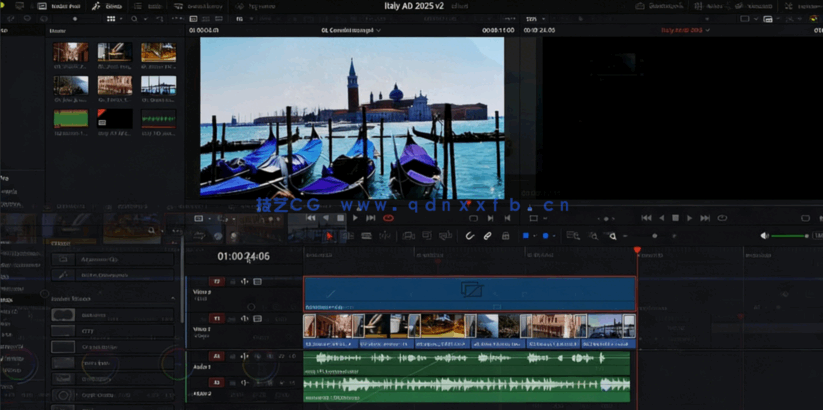 [DaVinci Resolve] 【中英双语】DaVinci Resolve免费版视频剪辑音频与调色(图6)