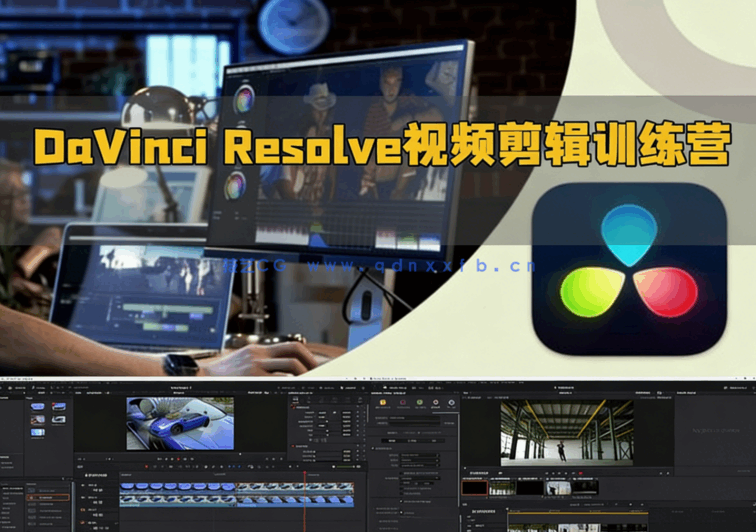 [DaVinci Resolve] DaVinci Resolve视频剪辑训练营视频教程(图1)