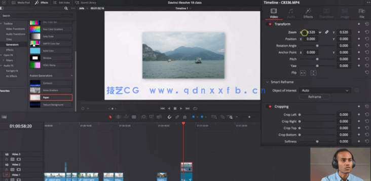 [DaVinci Resolve] DaVinci Resolve 18视频编辑从入门到精通视频教程 (图8)