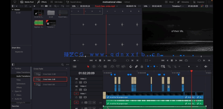 [DaVinci Resolve] Davinci Resolve 18视频编辑初学者入门指南视频教程(图4)