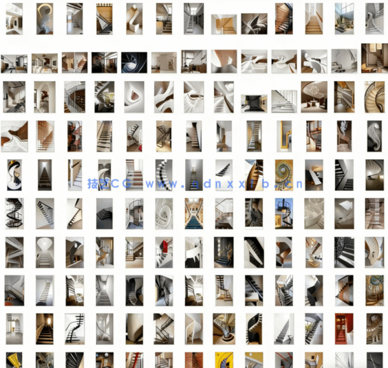 楼梯造型设计参考图集(图1)