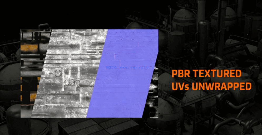 [建筑景观] 工业废墟风机械美学模块化建筑环境场景资产包3D模型(图3)