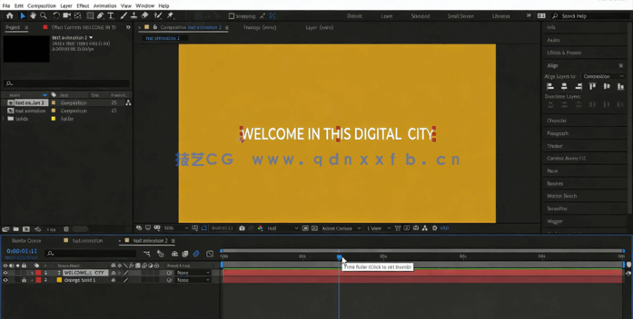 After Effects文字动画制作初学者入门训练视频教程(图4)
