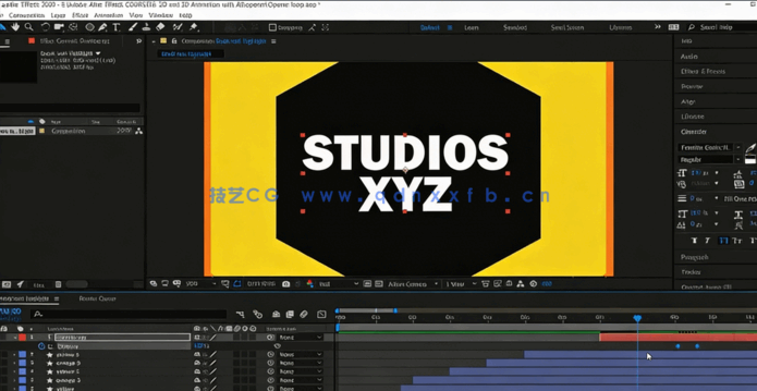 After Effects动态图形和视觉特效要点指南视频教程(图4)