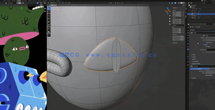 AE C4D Blender卡通MG动画创意设计大师级训练视频教程(图3)