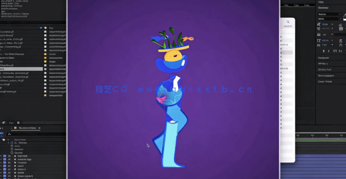 AE C4D Blender卡通MG动画创意设计大师级训练视频教程(图6)