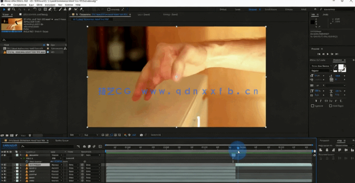 AE手指交叉视觉特效实例制作视频教程(图3)