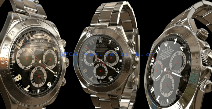 C4D制作逼真写实的手表建模渲染视频教程 Hard Surface 3D Modeling in Cinema(图1)