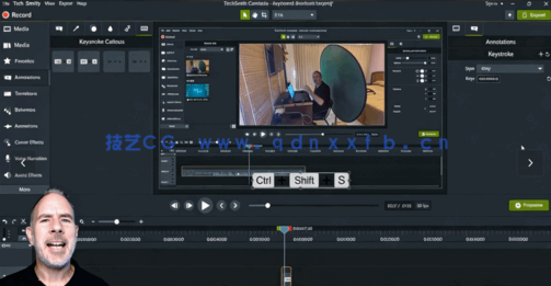  Camtasia视频编辑从入门到精通视频教程(图1)