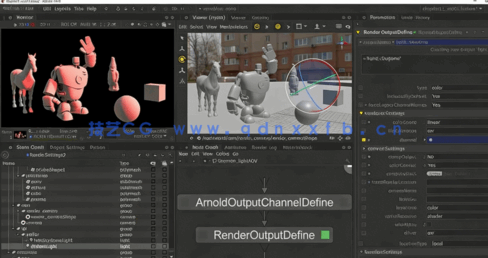 从Katana灯光模板到Arnold最终渲染技术视频教程(图2)