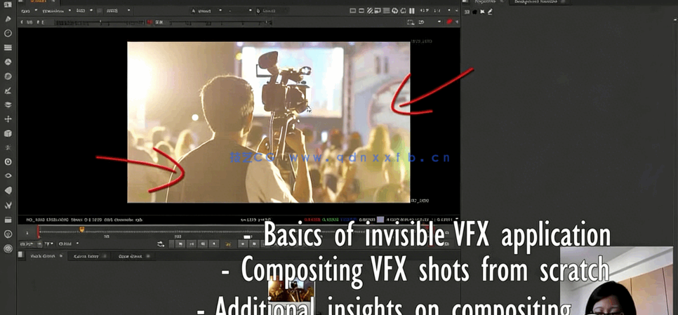 【中文字幕】Nuke真人后期合成VFX视觉特效视频教程(图2)