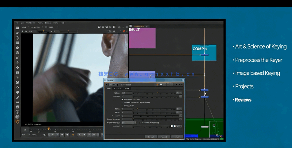 【中文字幕】NUKE特效合成大师班视频教程第一季：抠像技术(图4)