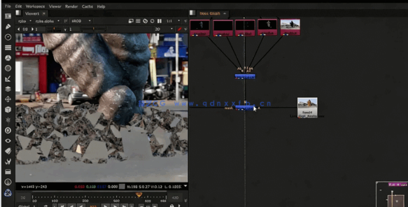 Nuke中AOVS与Passes视觉特效CG合成技术视频教程(图4)