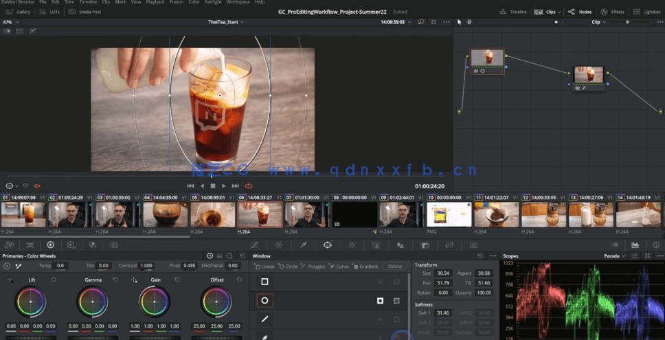 [DaVinci Resolve] Davinci Resolution专业视频编辑工作流程视频教程(图4)