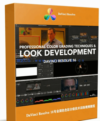 [DaVinci Resolve] DaVinci Resolve 16专业调色色彩分级技术训练视频教程(图1)