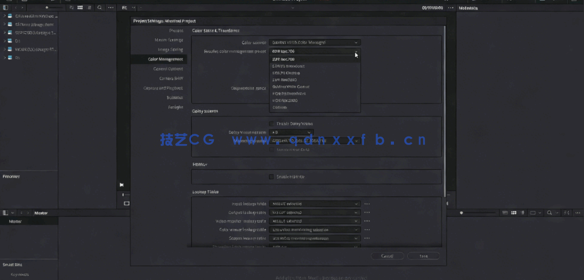 [DaVinci Resolve] DaVinci Resolve色彩管理工作流程大师班视频教程(图6)