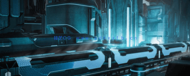 [建筑景观] 科幻城市与数据都市建筑场景3D模型(图4)