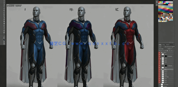 影视级超级英雄概念设计大师级视频教程 (图2)