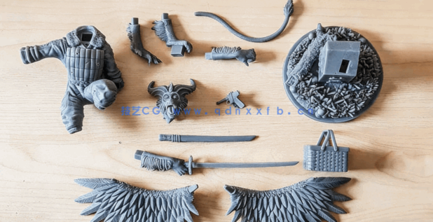 ZBrush 3D打印模型雕刻制作工作流程视频教程 (图5)