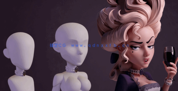 Zbrush人物角色基础网格雕刻原理视频教程 附源文件 (图2)