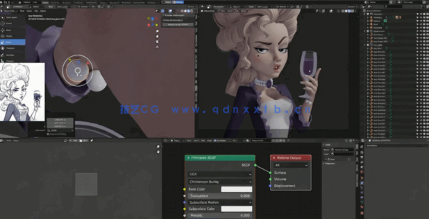 Zbrush人物角色基础网格雕刻原理视频教程 附源文件 (图5)