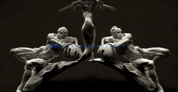 Zbrush人类身体解剖特征雕刻技术视频教程 (图2)