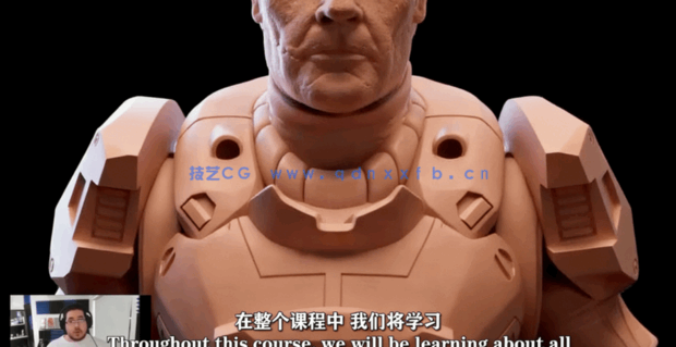 Zbrush 2022硬表面雕刻建模技术视频教程 (图3)