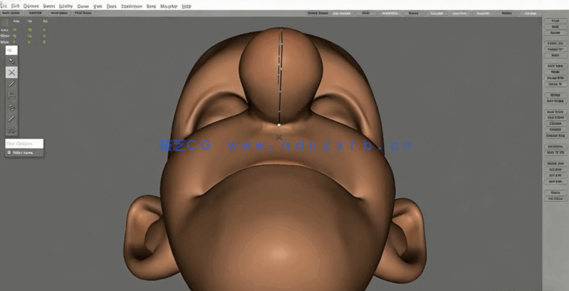 Zbrush角色头像雕刻与重新拓扑技术训练视频教程(图4)