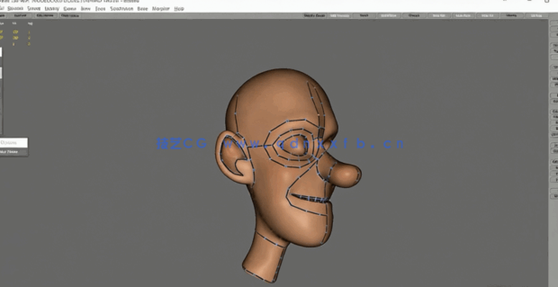 Zbrush角色头像雕刻与重新拓扑技术训练视频教程(图5)
