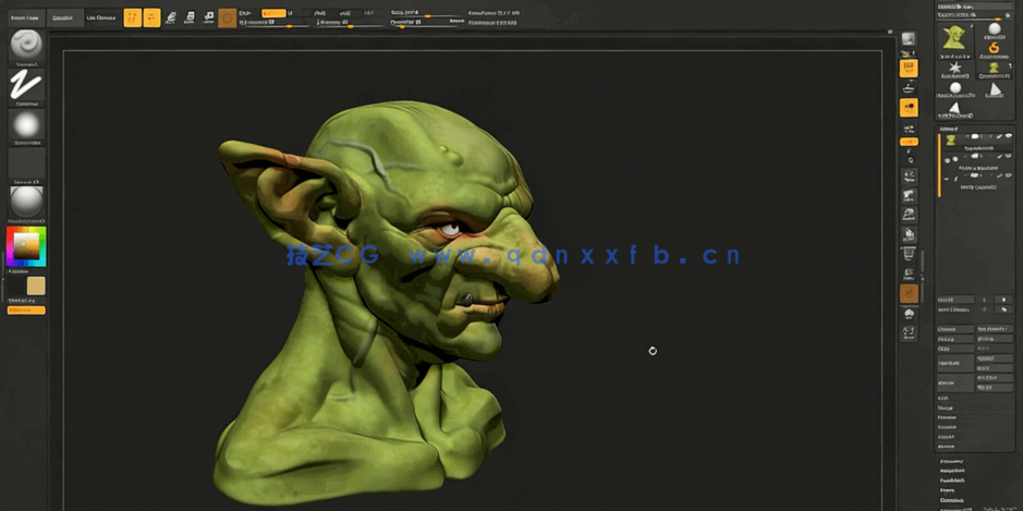 ZBrush角色身体解剖雕刻指南大师级视频教程 (图5)