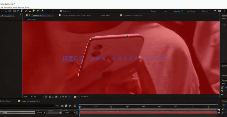 After Effects手机全息图特效实例制作视频教程(图4)