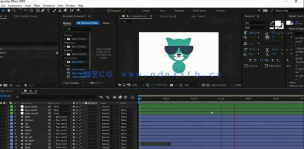 After Effects中为你的动画添加纹理视频教程(图2)