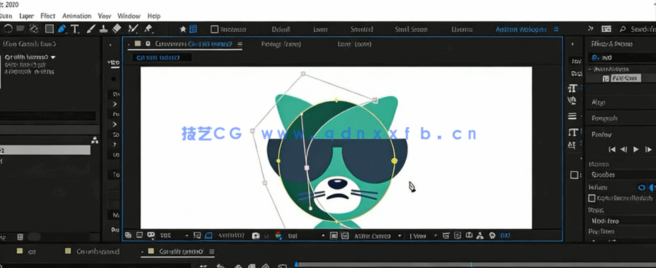 After Effects中为你的动画添加纹理视频教程(图4)