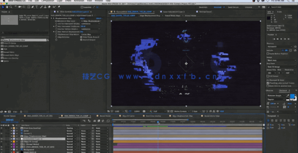 AE全息影像HUD动画制作工作流程视频教程(图4)