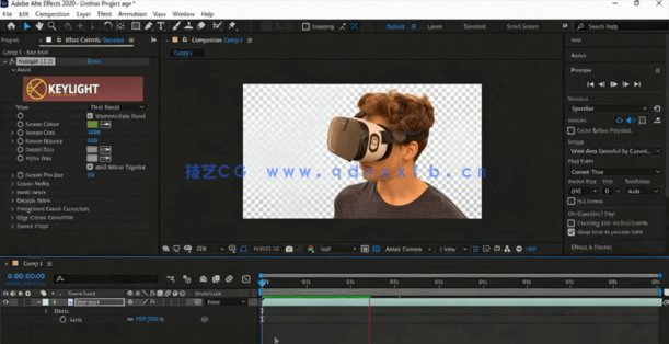 AE初学者创建视频合成特效工具工作流程视频教程(图4)