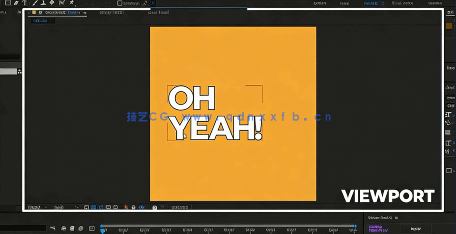 AE创建简单排版循环动画工作流程视频教程(图4)